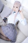 [Cosplay][Zettai Ryoiki] Kuro くろ - A gal in the same class was actually a gamer 同じクラスのギャルが実はゲーマーだった件