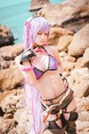 [Cosplay] Rinka Okita 沖田凜花 - BB Swimsuit ver. + YD maid ver. (Fate Grand Order)