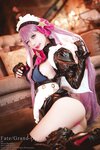 [Cosplay] Rinka Okita 沖田凜花 - BB Swimsuit ver. + YD maid ver. (Fate Grand Order)