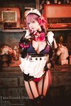 [Cosplay] Rinka Okita 沖田凜花 - BB Swimsuit ver. + YD maid ver. (Fate Grand Order)