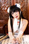 [Cosplay][nonsummerjack] non & Como こも - Manji Ruyi 萬事如意(Enamel cheongsam dress)