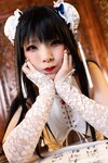 [Cosplay][nonsummerjack] non & Como こも - Manji Ruyi 萬事如意(Enamel cheongsam dress)