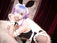 [Cosplay] Mbxer 面饼仙儿 - Fishnet stockings Rem 网袜蕾姆