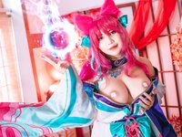 [Cosplay] Queenie Chuppy - Ahri Spirit Blossom (league of legends)