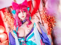 [Cosplay] Queenie Chuppy - Ahri Spirit Blossom (league of legends)