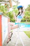 [Cosplay] Rinka Okita 沖田凜花 & Miyana 咪呀 - Birthday Swimsuit 誕生日水着