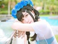 [Cosplay] Rinka Okita 沖田凜花 & Miyana 咪呀 - Birthday Swimsuit 誕生日水着