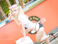 [Cosplay] Rinka Okita 沖田凜花 & Miyana 咪呀 - Birthday Swimsuit 誕生日水着