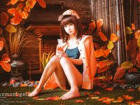 [Cosplay] Rinka Okita 沖田凜花 - Nadeshiko Sengoku (Bakemonogatari) 千石撫子 (化物語)