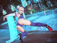 [Cosplay] Rinka Okita 沖田凜花 - Musashi Miyamoto ver. Swimsuit 宮本武蔵 水着ver. (Fate Grand Order)