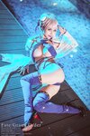 [Cosplay] Rinka Okita 沖田凜花 - Musashi Miyamoto ver. Swimsuit 宮本武蔵 水着ver. (Fate Grand Order)