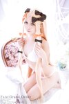 [Cosplay] Rinka Okita 沖田凜花 & Miyana 咪呀 - Wbigail Williams Swimsuitアビゲイル･ウィリアムズ 水着ver. (Fate Grand Order)