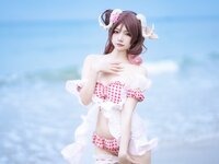 [Cosplay] 二佐Nisa 泰拉夏日纪事 艾雅法拉泳装