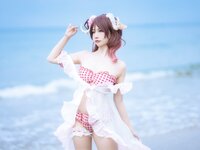 [Cosplay] 二佐Nisa 泰拉夏日纪事 艾雅法拉泳装