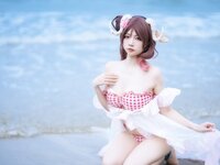 [Cosplay] 二佐Nisa 泰拉夏日纪事 艾雅法拉泳装