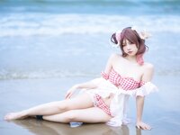 [Cosplay] 二佐Nisa 泰拉夏日纪事 艾雅法拉泳装