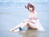 [Cosplay] 二佐Nisa 泰拉夏日纪事 艾雅法拉泳装