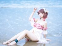 [Cosplay] 二佐Nisa 泰拉夏日纪事 艾雅法拉泳装