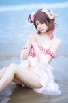 [Cosplay] 二佐Nisa 泰拉夏日纪事 艾雅法拉泳装