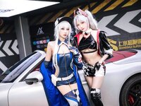 [Cosplay] 瓜希酱 Momoko葵葵 碧蓝航线 欧根 企业 赛车女郎