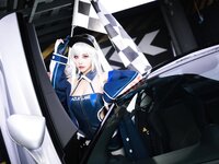 [Cosplay] 瓜希酱 Momoko葵葵 碧蓝航线 欧根 企业 赛车女郎