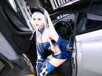 [Cosplay] 瓜希酱 Momoko葵葵 碧蓝航线 欧根 企业 赛车女郎