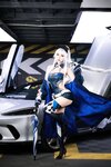 [Cosplay] 瓜希酱 Momoko葵葵 碧蓝航线 欧根 企业 赛车女郎