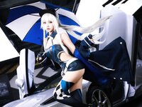 [Cosplay] 瓜希酱 Momoko葵葵 碧蓝航线 欧根 企业 赛车女郎