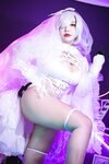 [Cosplay] Queenie Chuppy - 2B with wedding and bikini versions