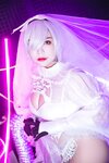 [Cosplay] Queenie Chuppy - 2B with wedding and bikini versions