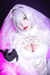 [Cosplay] Queenie Chuppy - 2B with wedding and bikini versions