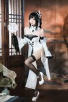 [Cosplay] 焖焖碳 碧蓝航线 镇海白黑礼服