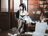 [Cosplay] 焖焖碳 碧蓝航线 镇海白黑礼服