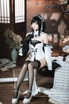 [Cosplay] 焖焖碳 碧蓝航线 镇海白黑礼服