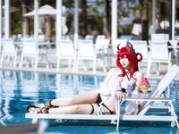 [Cosplay] 二佐Nisa 泰拉夏日纪事 史尔特尔泳装