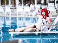 [Cosplay] 二佐Nisa 泰拉夏日纪事 史尔特尔泳装