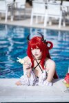 [Cosplay] 二佐Nisa 泰拉夏日纪事 史尔特尔泳装