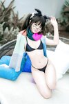[Cosplay] Kuuko W クー子 - Comfy Cat Swimsuit