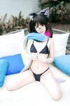[Cosplay] Kuuko W クー子 - Comfy Cat Swimsuit