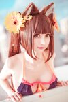 [Cosplay] Rinka Okita 沖田凜花 - Chocolade badpak version (Nekopara) ショコラ 水着ver. (ネコぱら)