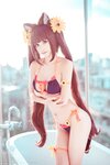 [Cosplay] Rinka Okita 沖田凜花 - Chocolade badpak version (Nekopara) ショコラ 水着ver. (ネコぱら)