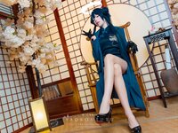 [Cosplay] 咬一口兔娘 碧蓝档案 妃咲 胭脂
