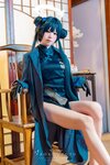 [Cosplay] 咬一口兔娘 碧蓝档案 妃咲 胭脂