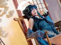 [Cosplay] 咬一口兔娘 碧蓝档案 妃咲 胭脂
