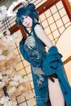 [Cosplay] 咬一口兔娘 碧蓝档案 妃咲 胭脂