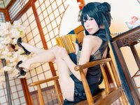 [Cosplay] 咬一口兔娘 碧蓝档案 妃咲 胭脂