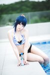[Cosplay] 瓜希酱 Momoko葵葵 电光超人古利特 宝多六花 新条茜 泳装