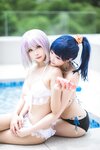 [Cosplay] 瓜希酱 Momoko葵葵 电光超人古利特 宝多六花 新条茜 泳装