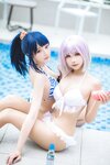 [Cosplay] 瓜希酱 Momoko葵葵 电光超人古利特 宝多六花 新条茜 泳装