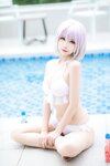 [Cosplay] 瓜希酱 Momoko葵葵 电光超人古利特 宝多六花 新条茜 泳装